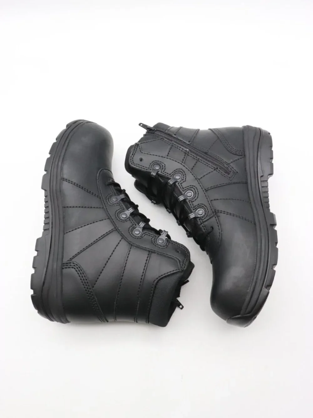 NWOB Worx By Red Wing 5629 Men's 8 M Safety Toe Work Black Leather Boots